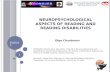 Neuropsychological aspects of reading and reading disabilities