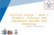 Facility Design – Week 2 Product, Process and Equipment Design and Analysis