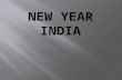 New Year India
