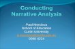 Conducting  Narrative Analysis