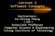 Lecture 2 Software Concepts