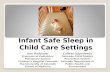 Infant Safe Sleep in Child Care Settings