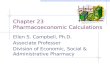 Chapter 23 Pharmacoeconomic Calculations