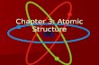 Chapter 3: Atomic Structure