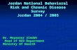 Jordan National Behavioral Risk and Chronic Disease Survey Jordan 2004 / 2005 Dr. Meyasser Zindah