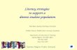 Literacy strategies  to support a  diverse student population
