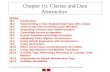 Chapter 16: Classes and Data Abstraction