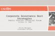 Corporate Governance Best Strategies
