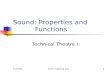 Sound: Properties and Functions