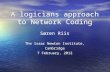 A logicians approach to Network Coding