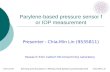 Parylene-based pressure sensor for IOP measurement