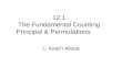 12.1 The Fundamental Counting Principal & Permutations