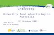 Children’s Rights vs Corporate Interests: Unhealthy food advertising in Australia