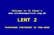 Welcome to St Simon ’ s stsimonspartick.uk LENT 2 FAIRTRADE FORTNIGHT 25 FEB–4MAR