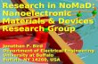 Research in  NoMaD: Nanoelectronic Materials & Devices Research Group