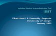 Individual Student Systems Evaluation Tool ISSET