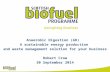 Anaerobic  Digestion (AD)   A  sustainable energy production