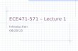 ECE471-571 – Lecture 1