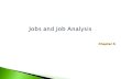 Jobs and Job Analysis