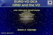 EURO-VO DCA  GRID and the VO