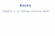 Rocks Chapter 4 in Orange Glencoe Book
