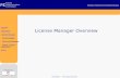 License Manager Overview