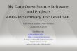 Big Data Open Source Software  and Projects ABDS in Summary XIV: Level 14B