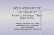 SELF REPORTED INCIDENTS