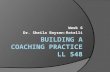 Building a Coaching Practice LL 548