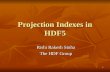 Projection Indexes in HDF5