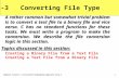 13-3   Converting File Type