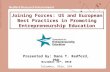 Joining Forces: US and European  Best Practices in Promoting Entrepreneurship Education