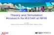 Theory and Simulation Research for KSTAR at NFRI