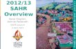 2012/13 SAHR  Overview