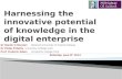 Harnessing the innovative potential of knowledge in the digital enterprise