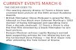 CURRENT EVENTS MARCH 6
