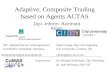 Adaptive, Composite Trading based on Agents ACTAS