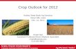 Crop Outlook for 2012