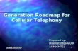 Generation Roadmap for Cellular Telephony