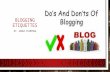 Blogging Etiquettes