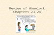 Review of Wheelock Chapters 23-24