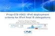 Prop-078-V002: IPv6 deployment criteria for IPv4 final /8 delegations