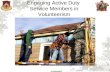 Engaging Active Duty  Service Members in Volunteerism