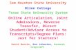 Sam Houston State University Blinn College Texas State University System