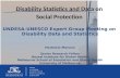 Disability Statistics and Data on  Social  Protection