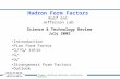 Hadron Form Factors Rolf Ent Jefferson Lab