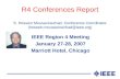 IEEE Region 4 Meeting January 27-28, 2007 Marriott Hotel, Chicago