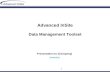 Advanced InSite Data Management Toolset
