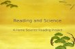 Reading and Science