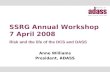 SSRG Annual Workshop 7 April 2008